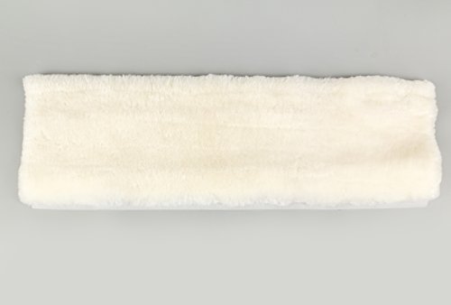 Merauno® Protector de cinturón de lana de cordero merino, protección ideal para el cinturón de sillín y el caballo, longitud 50, 60, 70 y 95 cm, color natural, negro, marrón, antracita