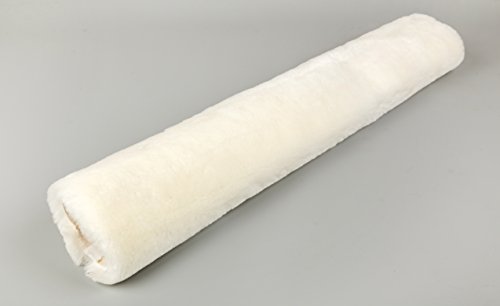 Merauno® Protector de cinturón de lana de cordero merino, protección ideal para el cinturón de sillín y el caballo, longitud 50, 60, 70 y 95 cm, color natural, negro, marrón, antracita