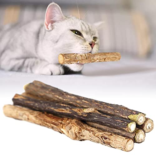 MERIGLARE 5X Catnip Stick Pasta de Natural Treat Molar Actinidia Polygama Toy Chew