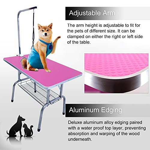 Mesa de Aseo Peluquería Canina Mesa de Aseo Profesional para Perros Pequeños, Mesa de Recorte Plegable Kitty / Young Cats para Macho / Hembra, Soporte Para Equipo de Escritorio de Belleza para Trabajo