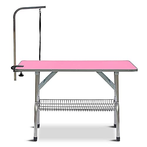 Mesa de Aseo Peluquería Canina Mesa de Aseo Profesional para Perros Pequeños, Mesa de Recorte Plegable Kitty / Young Cats para Macho / Hembra, Soporte Para Equipo de Escritorio de Belleza para Trabajo