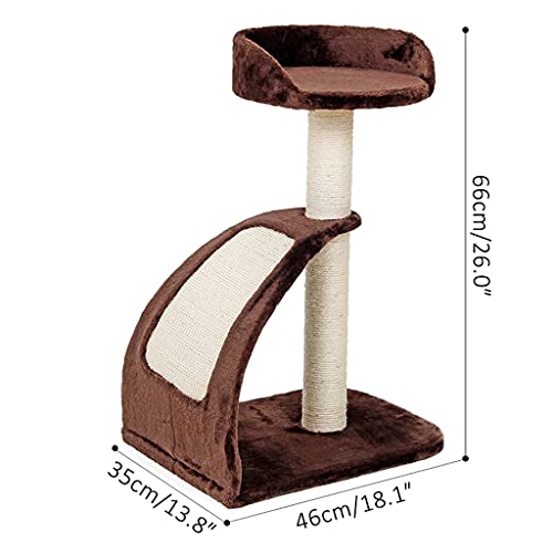 MGRECK Árbol de Juguete para Gatos, casa para Gatos, árbol para Gatos, Muebles para el hogar, rascador, árbol de Madera, Marco de Escalada para Gatos