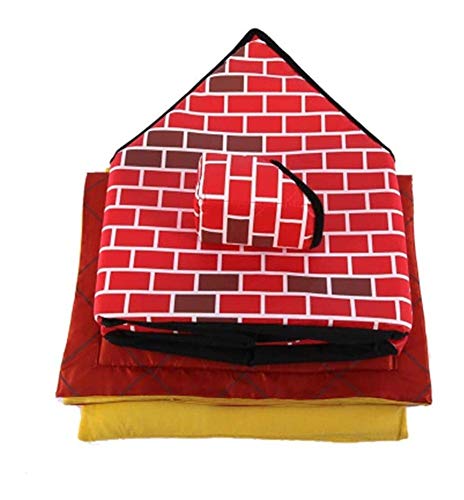 MGRECK Hogar para Mascotas, casa para Mascotas, casa para Perros Lavable, caseta para Perros, pequeña habitación Individual, casa para Perros Desmontable, Nido con colchoneta, Camas para Perros