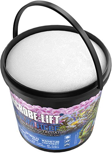 MICROBE-LIFT Premium Reef Salt - Sal Marina Apta para acuarios de Agua Salada, Ideal para el Cuidado de corales y Peces, White, 10 kg