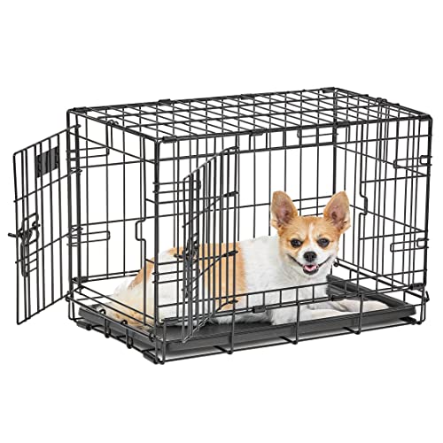 Midwest Vida etapas Plegable Metal Perro Crate