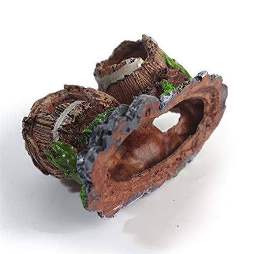 Milopon Adorno de Acuario Resina Forma De Barril De Creativa decoración Accesorios para Pez Depósito Paisaje Tank Aquarium