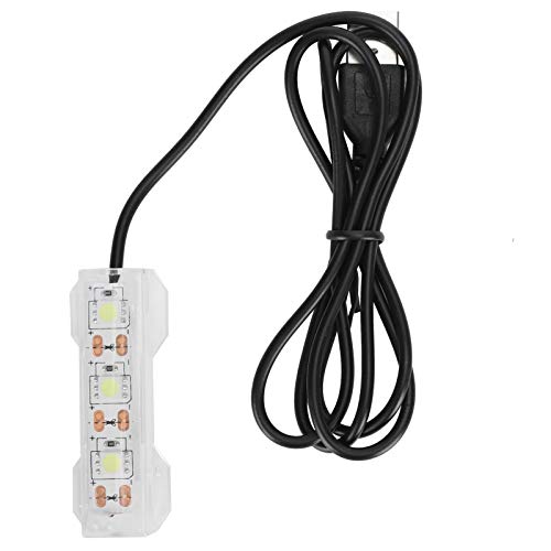 Mini luz LED para acuario, luz LED para plantas de acuario, pecera, mini decoración, lámpara LED suave