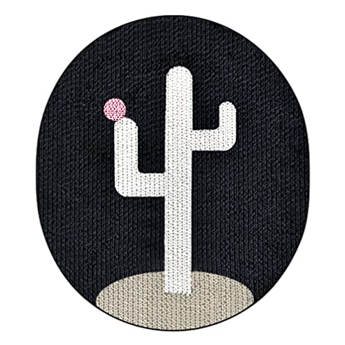 Mipcase Cat Rasguño Mat SISAL Cuerda Cactus Patrón Cat Scratching Play Suelo Cat Mat Mat Nest Bed Bed Pet Glaw Pad Toys Interactive para Perros Cat Pet Aleatory Color
