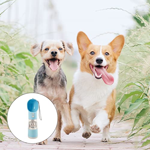 Mipcase Dog Botella de Agua Portátil Botella de Agua Perrito Dispensador de Agua Pet Botella de Agua Botella Cuenco Perrito Taza de Bebida para El Viaje para Caminar Aire Libre