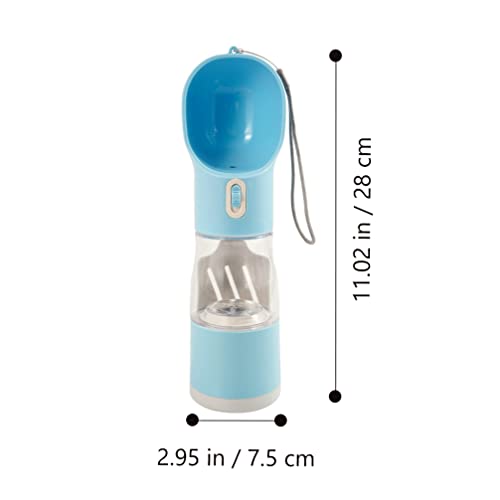 Mipcase Dog Botella de Agua Portátil Botella de Agua Perrito Dispensador de Agua Pet Botella de Agua Botella Cuenco Perrito Taza de Bebida para El Viaje para Caminar Aire Libre