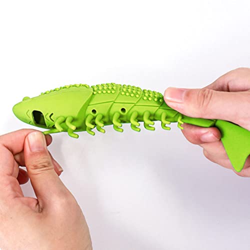 Mipcase Gato Cepillo de Dientes Catnip Juguete Duradero Silicona Cangrejo en Forma de Juguete Gato Gato Dental Cuidado del Cepillo de Dientes Interactivo para Mascotas Gatito Gato Claro
