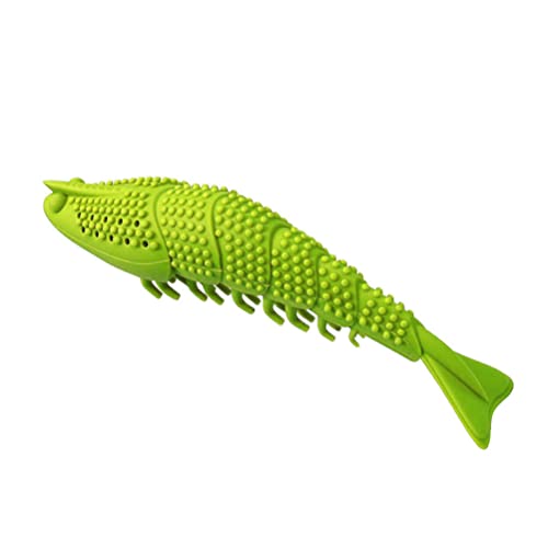 Mipcase Gato Cepillo de Dientes Catnip Juguete Duradero Silicona Cangrejo en Forma de Juguete Gato Gato Dental Cuidado del Cepillo de Dientes Interactivo para Mascotas Gatito Gato Claro