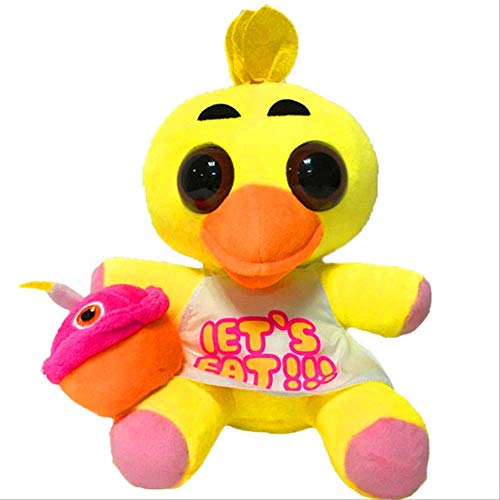 Missyou Llegada Five Nights At Freddy'S 4 FNAF Peluches Freddy Bear Foxy Chica Bonnie Peluches Peluches para Niños Regalos 30Cm Pato con Pastel