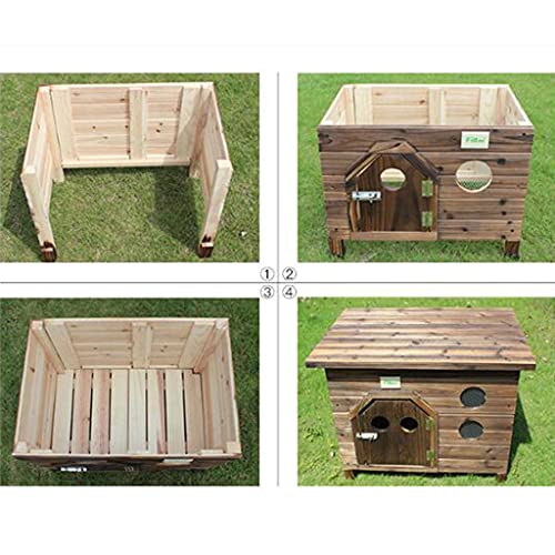mobiliario Productos para Mascotas Caseta y Perrera Multifuncional para Gatos Casa para Mascotas con Arena para Gatos Casa para Perros Interior al Aire Libre Puede almacenar Soporte de Flores