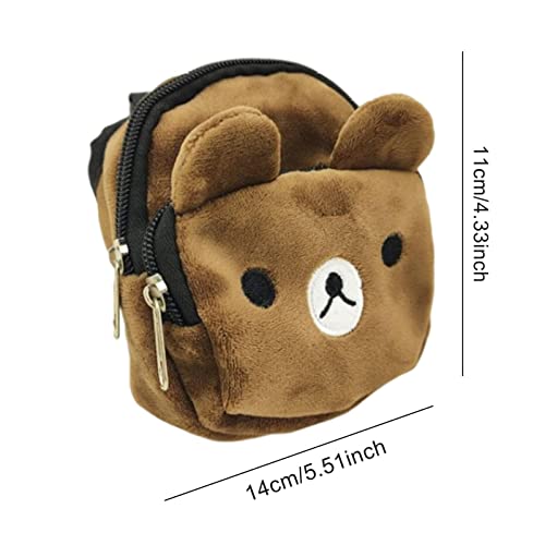 Mochila para perros pequeños, arnés de mochila de dibujos animados para perros con correa, bolsas de sillín ajustables, bolsa de almacenamiento de juguetes para aperitivos, chaleco de malla para cacho