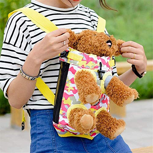 Mochila perro Bolsa del animal doméstico hacia fuera que paquete pecho Caso Mochila Mochila mascota perro de cuatro patas perritos pack de mascotas Comercio Exterior for el recorrido de senderismo (Co