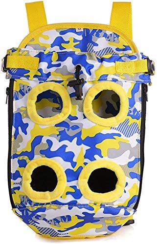 Mochila perro Bolsa del animal doméstico hacia fuera que paquete pecho Caso Mochila Mochila mascota perro de cuatro patas perritos pack de mascotas Comercio Exterior for el recorrido de senderismo (Co