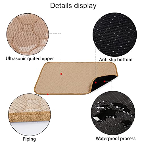 Morninganswer Suministros para Gatos, Accesorios, Alfombrilla Lavable para pañales para Perros y Mascotas, Absorbente de orina