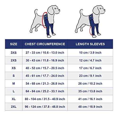 MPS TAZ2 Double Front Leg Sleeves, Perro, XXXS