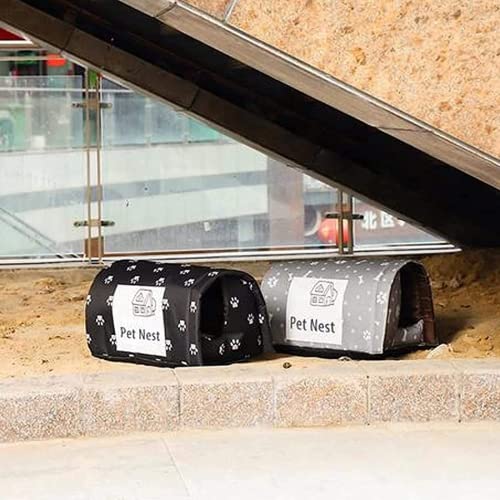 MTDBAOD Cat Houses for Outdoor Cats, Cats Shelter Thickened Weatherproof,Foldable Cat Dog House,Stray Cat Oxford Cloth Cat House,Outdoor Cat House for Winter