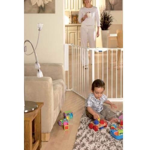 Munchkin 044500 - Soporte de pared para parque infantil (metal), color blanco