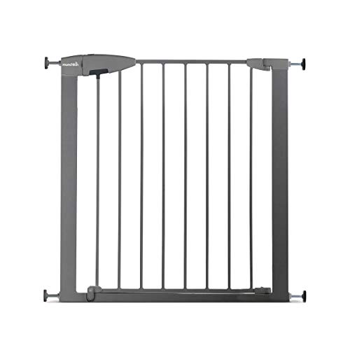 Munchkin Easy Loc - Barrera de seguridad, color plateado