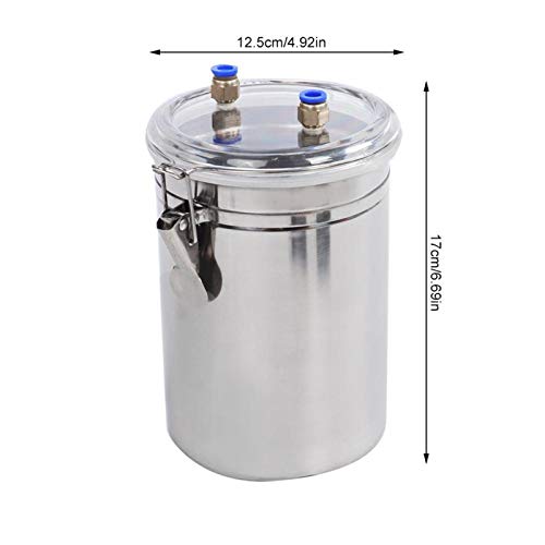 Mxtech Kit portátil de ordeño de Cabras, máquina de ordeño eléctrica de 2L, Herramienta de ordeño al vacío para ordeñar ovejas, ordeñar Cabras, Accesorio de Granjero(For Cattle)