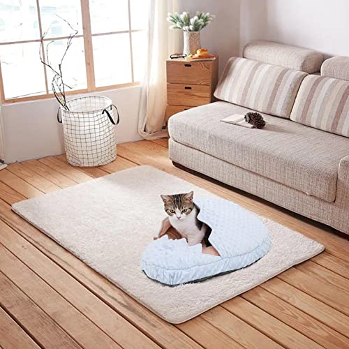 MY99 USHOMI Cama para Mascotas Cave - Bolsa de Saco para acurrucarse con autocalentamiento con diseño de cáscara de Huevo para Gatitos Lindos, Cachorros, Camas para Gatos Lavables, Accesorios