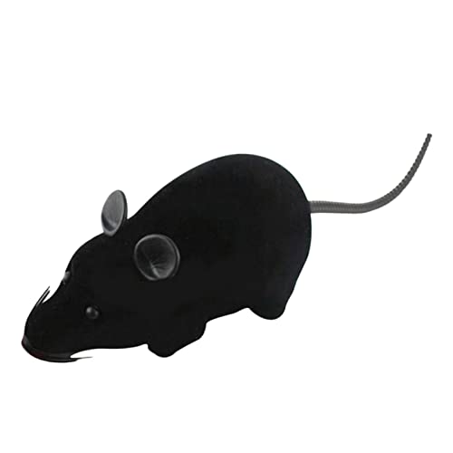 MYJA Juguetes automáticos para Gatos - Juguete de simulación de Ratones Peludos, 28 cm / 11 Pulgadas Juguete de Control Remoto para Ratones móviles para Gatitos Ejercicio en Interiores y Exteriores