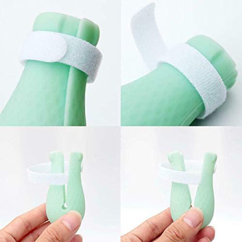 Myuilor - Juego de 4 piezas de baño para gato, antiarañazos, zapatos de silicona para gato, antiarañazos, antiarañazos, antiarañazos, para baño en casa, tratamiento de comprobación de afeitado