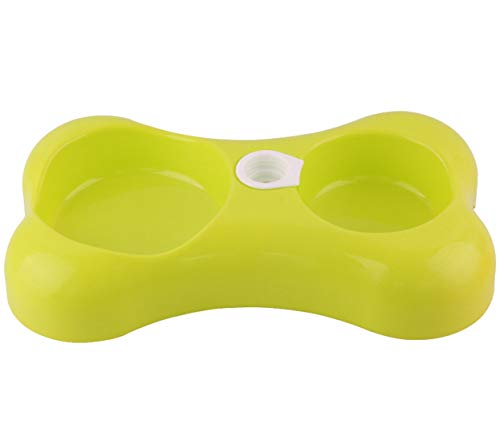 N / A Cuenca del Perro De Agua Granja Alimentador No del Resbalón De Alimentos Dispensador De Agua Doble Pet Cuencos Conjunto Automático para Gatos Y Perros Pequeños/Medianos Comederos