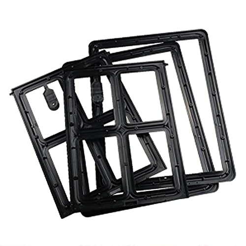 N / B Puerta de la Puerta de los Cachorros para Perros y Gatos, Puerta de Cachorros para Puertas de Pantalla Deslizante, Interior Exterior Resistente, Resistente, se Adapta a la Derecha en el Filo