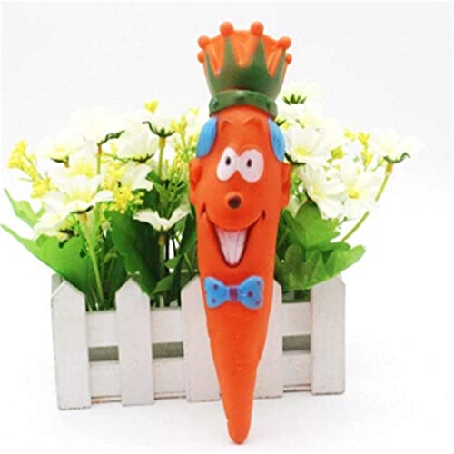 N-K Juguete para perros, zanahorias, juguete de verduras, juguete para mascotas, juguete para perros, con sonido de zanahorias, juguete para mascotas, juguete de artesanía fina y bonito diseño