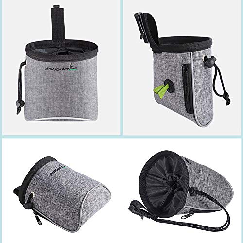 NA Bolsa para perros de paseo, bolsa de entrenamiento para cachorros, bolsa de basura portátil, bolsa de entrenamiento para viajes o uso al aire libre