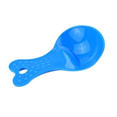 NA Color Cuchara Linda Comida para Perros Teddy Cat Candy Pet Pala Pala Botella de Agua Bebederos, Azul, Federación de Rusia