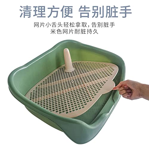 NA Inodoro para Mascotas, urinario automático, Lavabo de Arena, Orinal, antiestomacal, sin pies húmedos, Adecuado para Mascotas Grandes y pequeñas, fácil de Limpiar