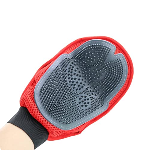 NA Nuevo tipo de perro masaje guantes de baño Masaje Productos de limpieza incluyendo dos piezas