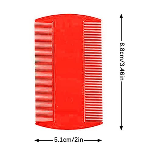 NaciZuo Pulgar Pet Pet Pice PEWS PIEJOS DE Doble SIDIDO NIT Pein DE Pieza DE DETECCIÓN del Tratamiento para EL Cat DE Perro Pets Pets Naranja.