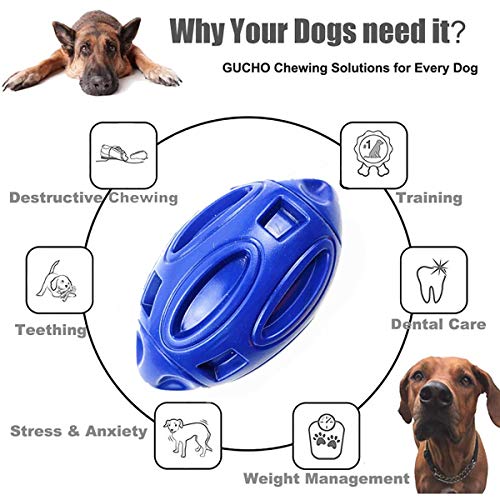 NAINAIWANG Juguetes para Masticar Perros, mordedores agresivos,Pelota Indestructible Razas Medianas,Grandes, Juguetes Perros Resistentes masticadores Extremos, Goma interactiva Larga duración