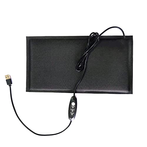 NAKYLUCY Manta Calefactora Eléctrica para Perros Y Gatos, Termostato USB Tres Velocidades Calefacción Constante Esterilla Eléctrica Segura Almohadilla Térmica, Interior para Cachorros Perros Gatos