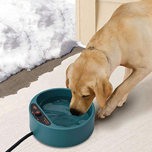 Namsan Cuenco Calentar Agua para Perros Platos Tazón de Bebida Agua para Perro Gato Pájaros Mascotas