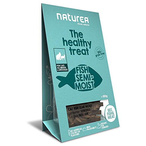 NATUREA Gato convite En Peces 100Gr Bocado para tratar los artículos del gato mascotas