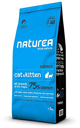 Naturea Naturals Croquettes salmón sin Cereales para Gato & Gatito 2 kg