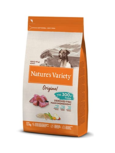 Nature's Variety Original - Pienso para perros adultos mini con atún sin espinas 1,5 Kg