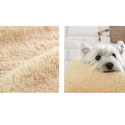 NBLL Cueva de Vivienda Cueva Convertible ortopédica Redonda, Cama Redonda extraíble y Lavable para Mascotas, Utilizada para Perros y Gatos