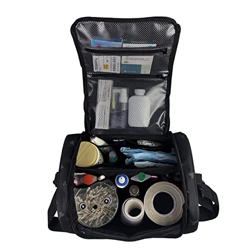 NCONCO Bolsa de primeros auxilios para mascotas, bolsas para perros, gatos, suministros de emergencia para viajes