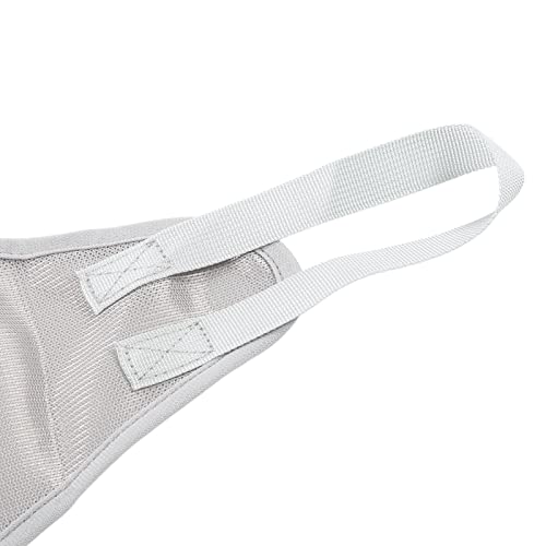 needlid Hamaca de Belleza para Mascotas, Técnicas de Costura Artesanal Buena Comodidad Hamaca de Aseo para Perros para Limpiar Mascotas(Gris, S)