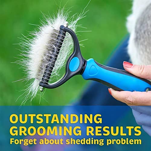 NFEGSIYA Cepillo de Aseo de Mascotas Cepillo de Perros Profesional Grooming y Cuidado de Peinado for el Cabello Seguro de Manera Suave eficiente (Color : S Pink)