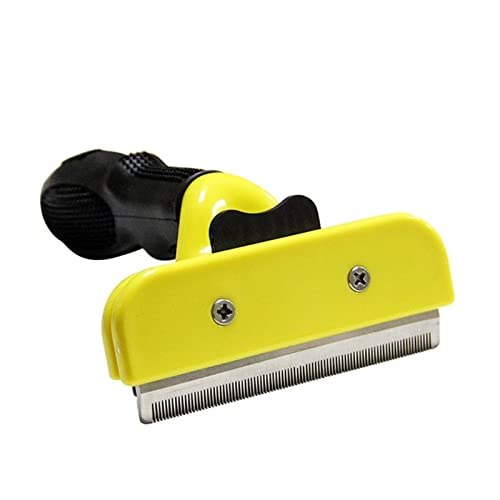 NFEGSIYA Cepillo de Aseo de Mascotas S m Cepillos de Pelo Amarillo for Mascotas for Perros Cat Pequeño Pequeño Peinear Peach Piel Limpieza Cepillo Cepillo Clipper Herramientas (Size : M)