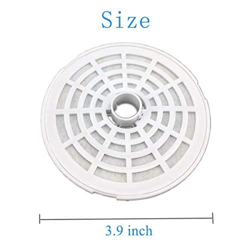 Nicoone 5 filtros de fuente de agua para gatos y mascotas, repuesto para fuente de agua, filtros de carbón activado para fuente de agua de mascotas